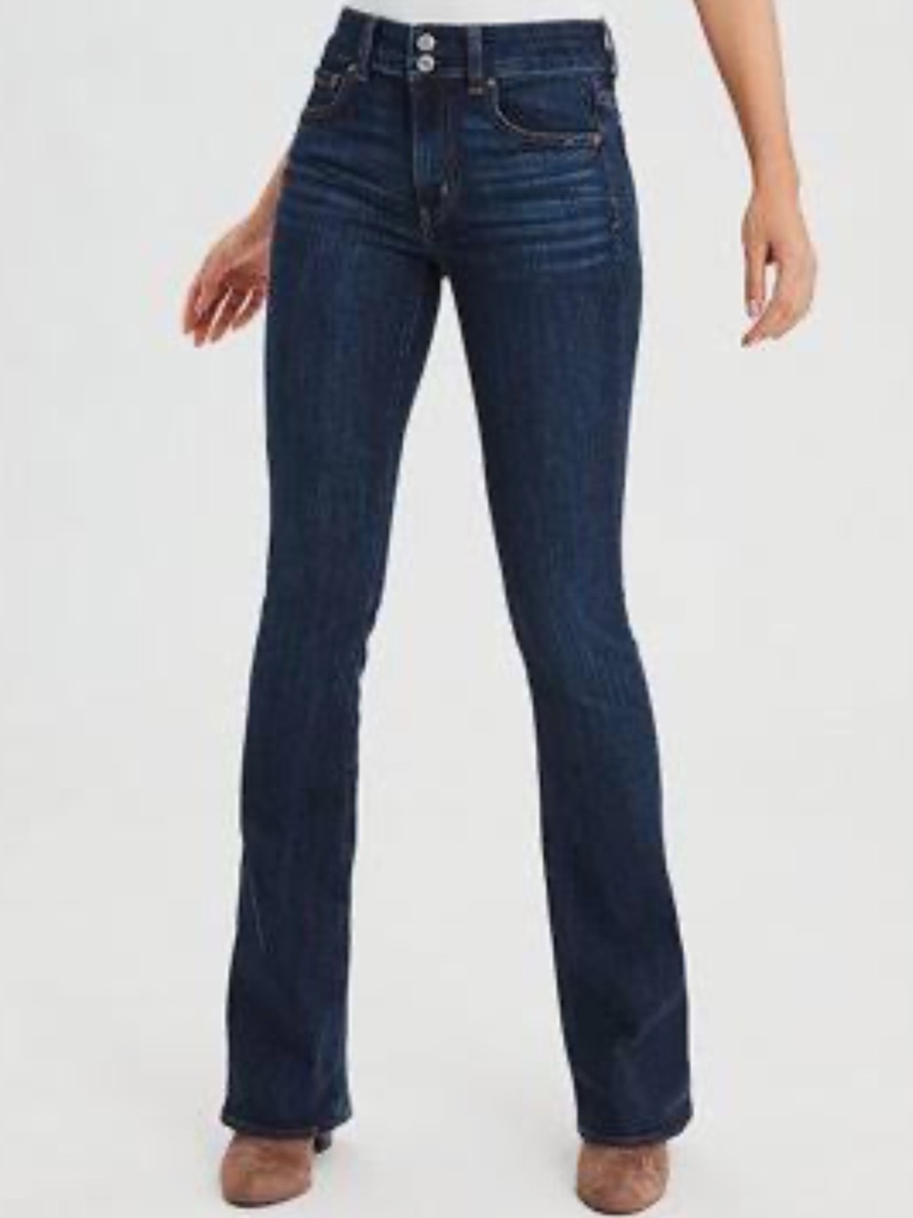 American Eagle Super Stretch Hi-Rise Artist Flare Jean